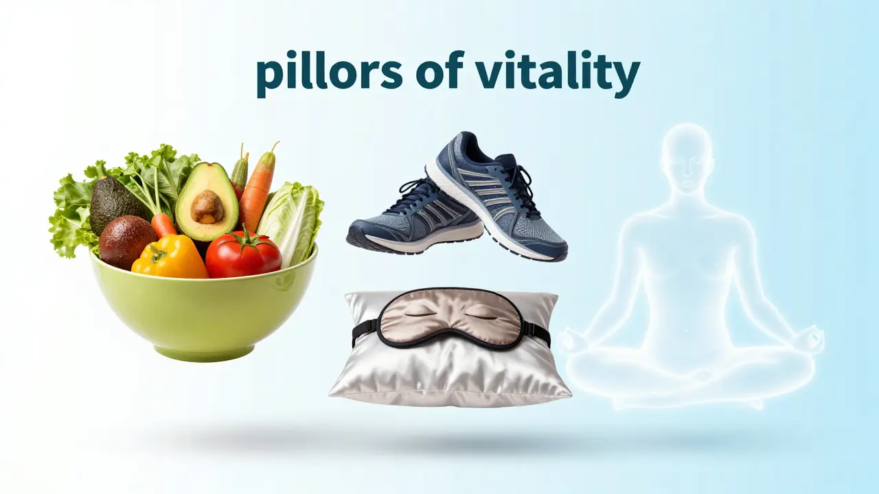 Jak být zdravý? Kompletní průvodce pět simulatingmi pilíře vitality